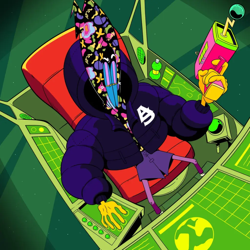 AlphaStyle Links With DoodleJor for a Bold Rework of the Kudu Puffer